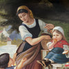 Warm mom baby  artwork