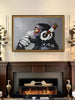 Combination of animals and modern art
